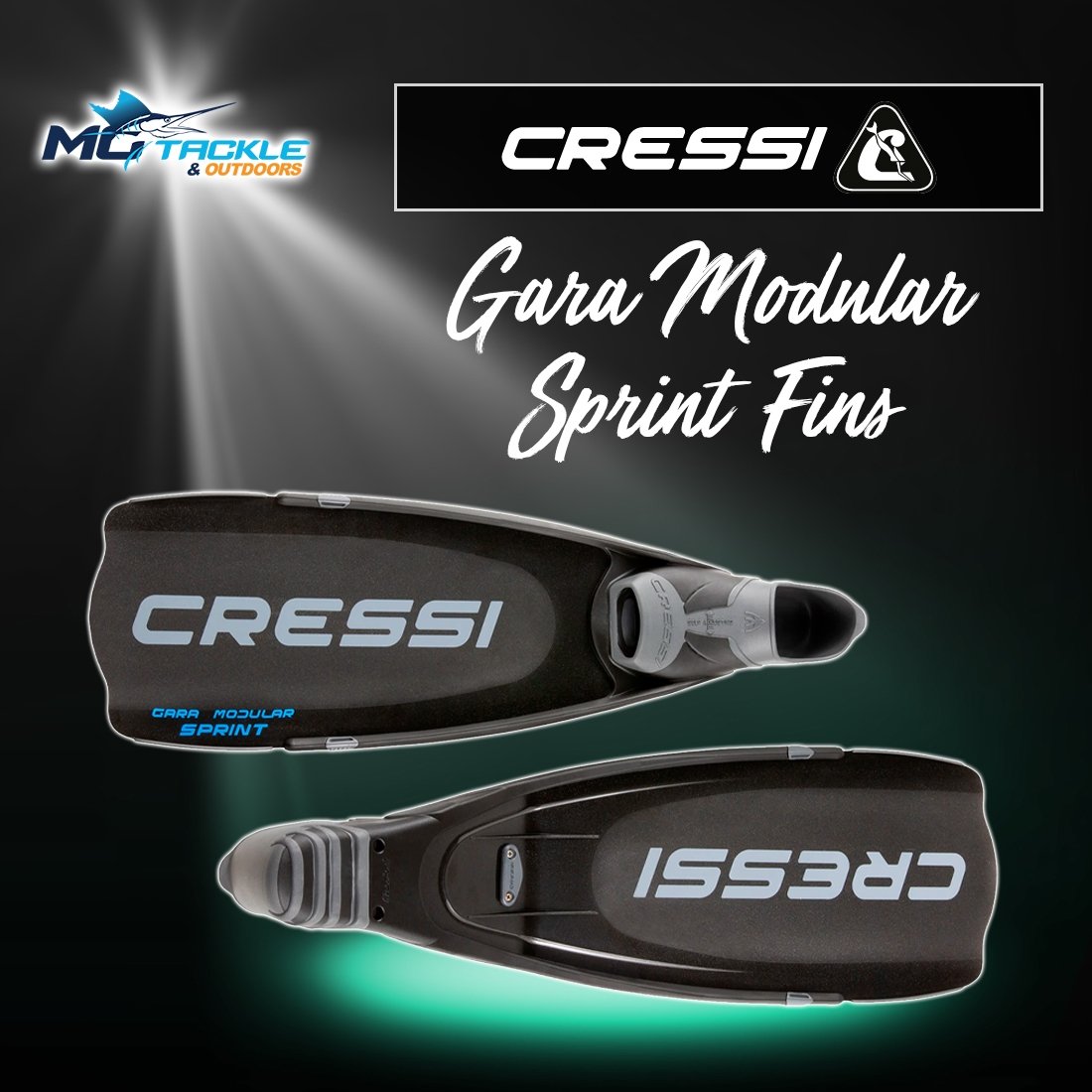 New - CRESSI GARA MODULAR SPRINT FINS