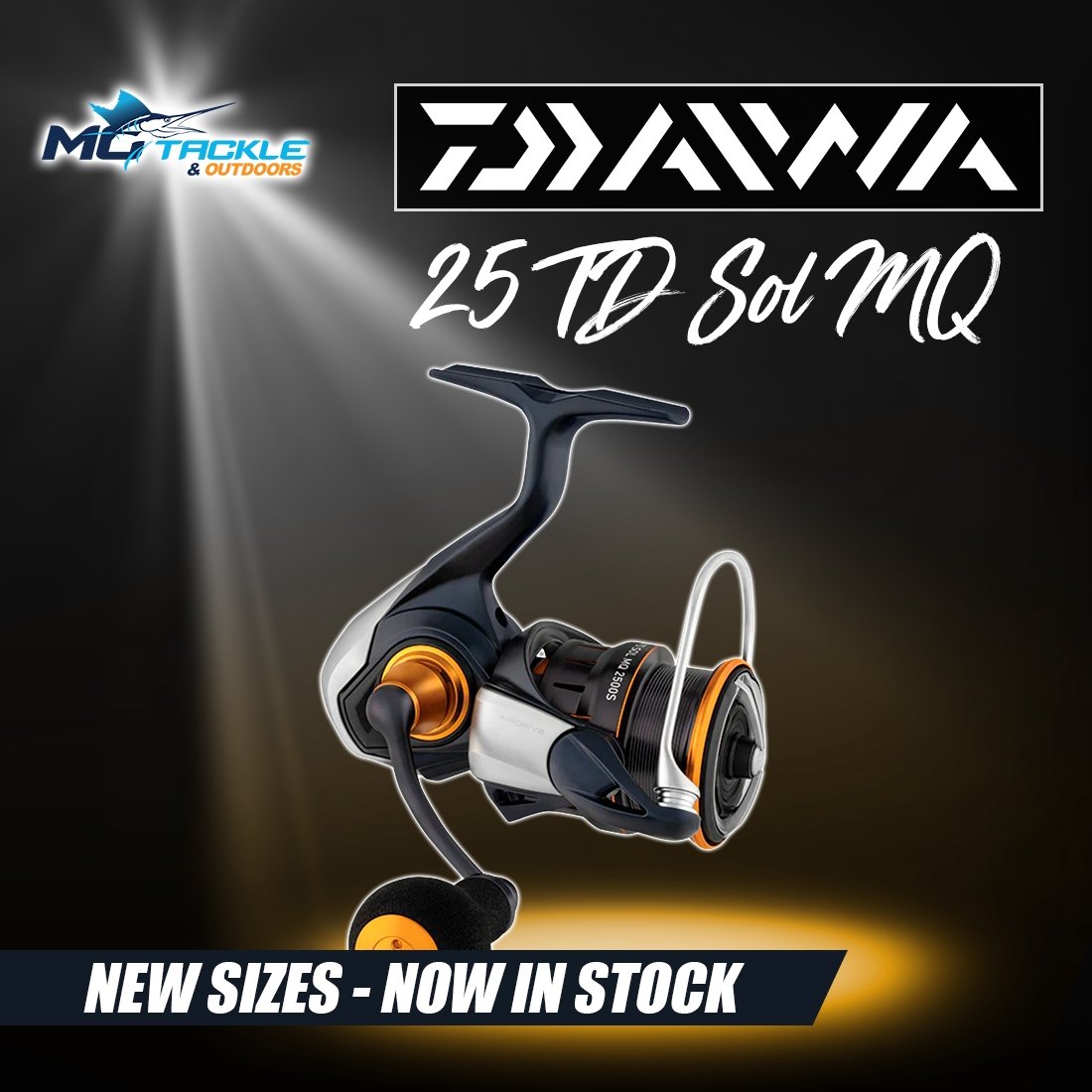 New Sizes - DAIWA 25 TD SOL MQ SPIN REEL