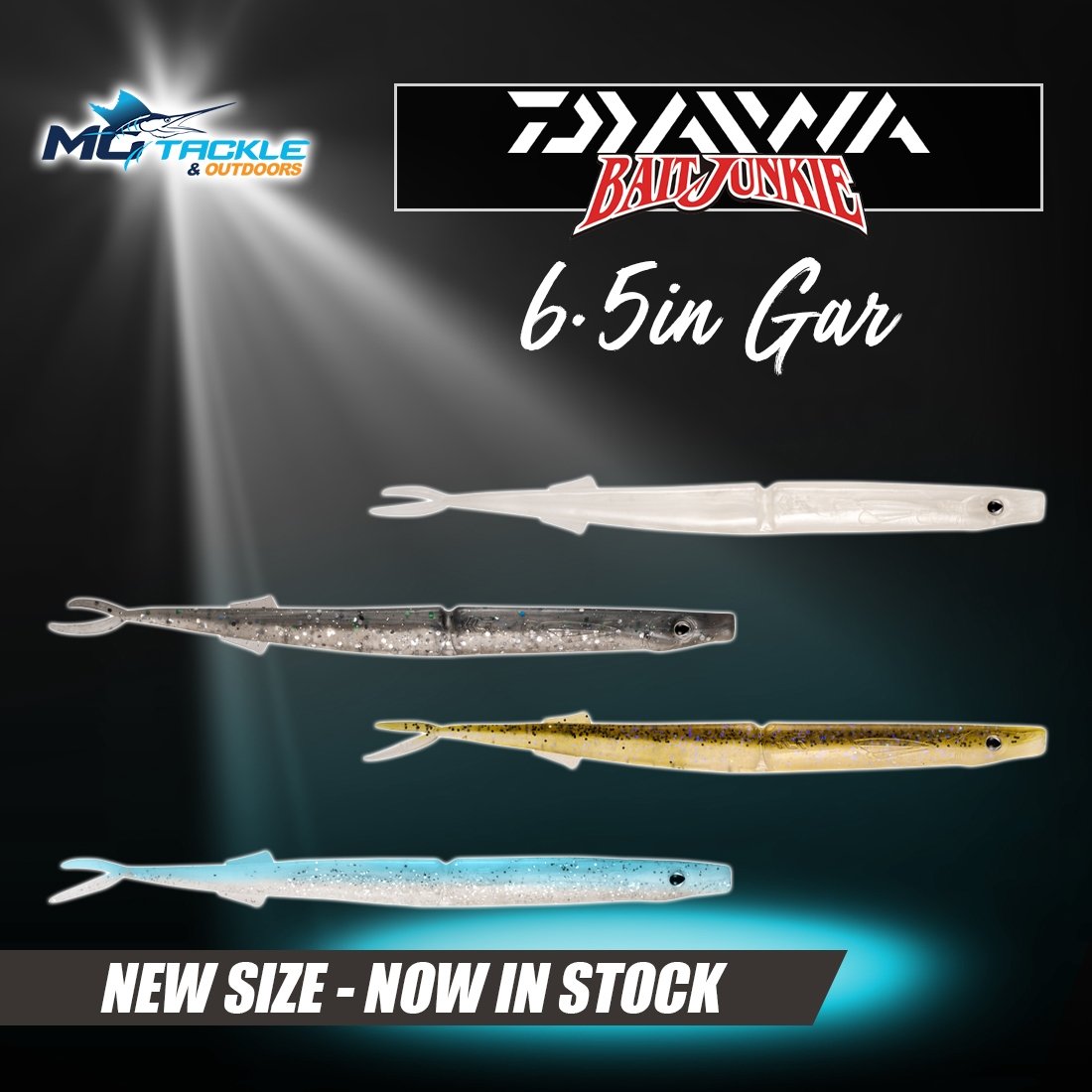 New - DAIWA BAIT JUNKIE 6.5in GAR LURE