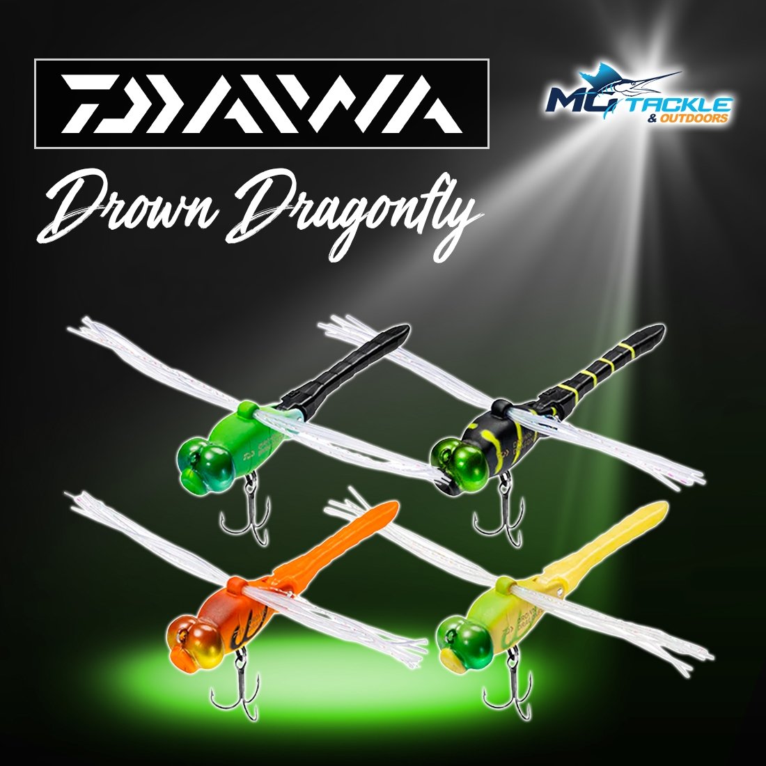 New - DAIWA DROWN DRAGONFLY LURE