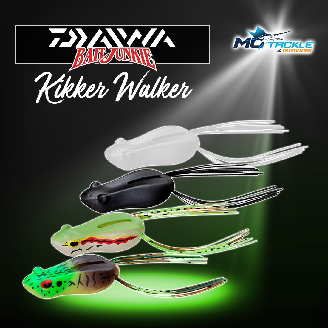 New - DAIWA BAIT JUNKIE KIKKER WALKER LURE