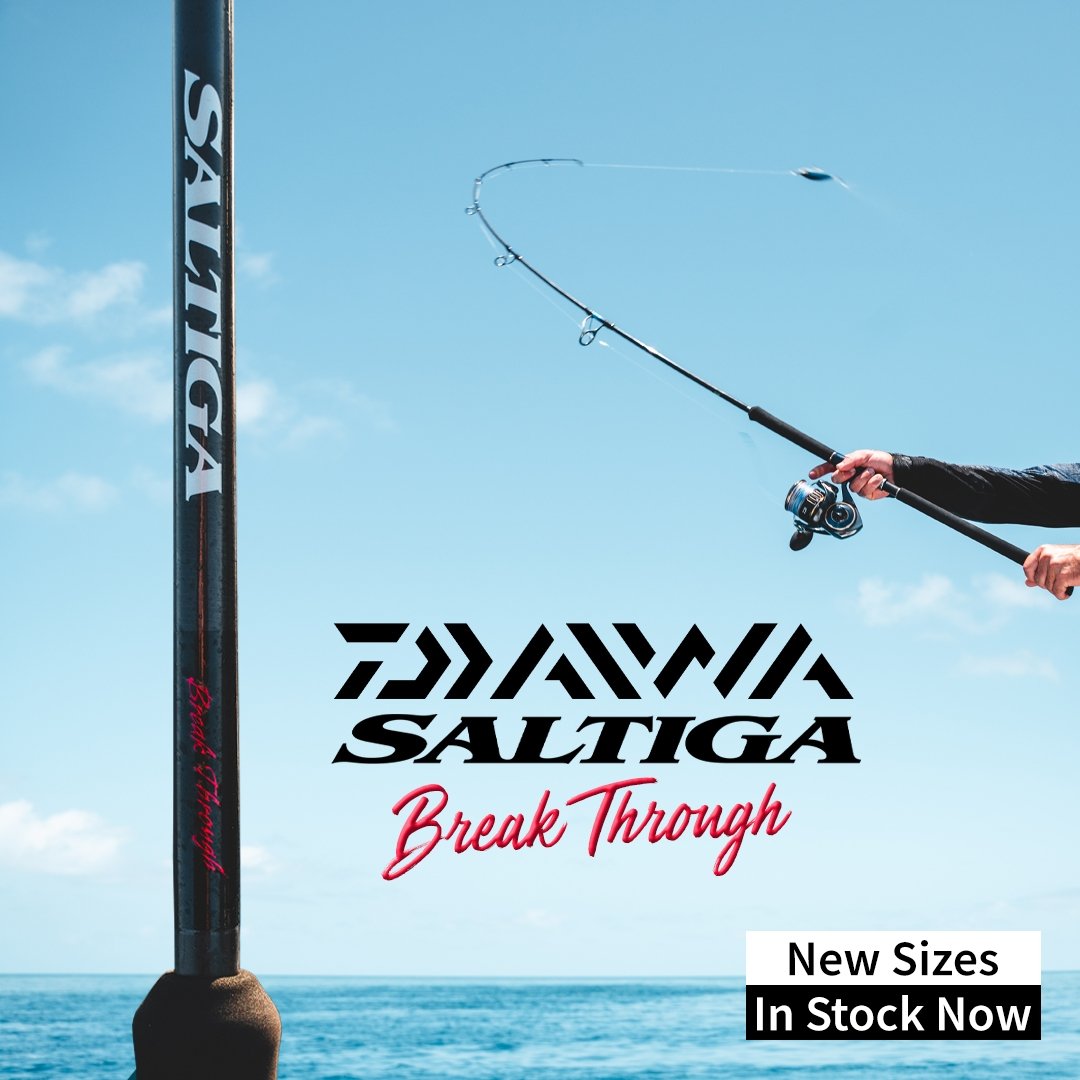 New Sizes - DAIWA SALTIGA BREAKTHROUGH SPIN ROD