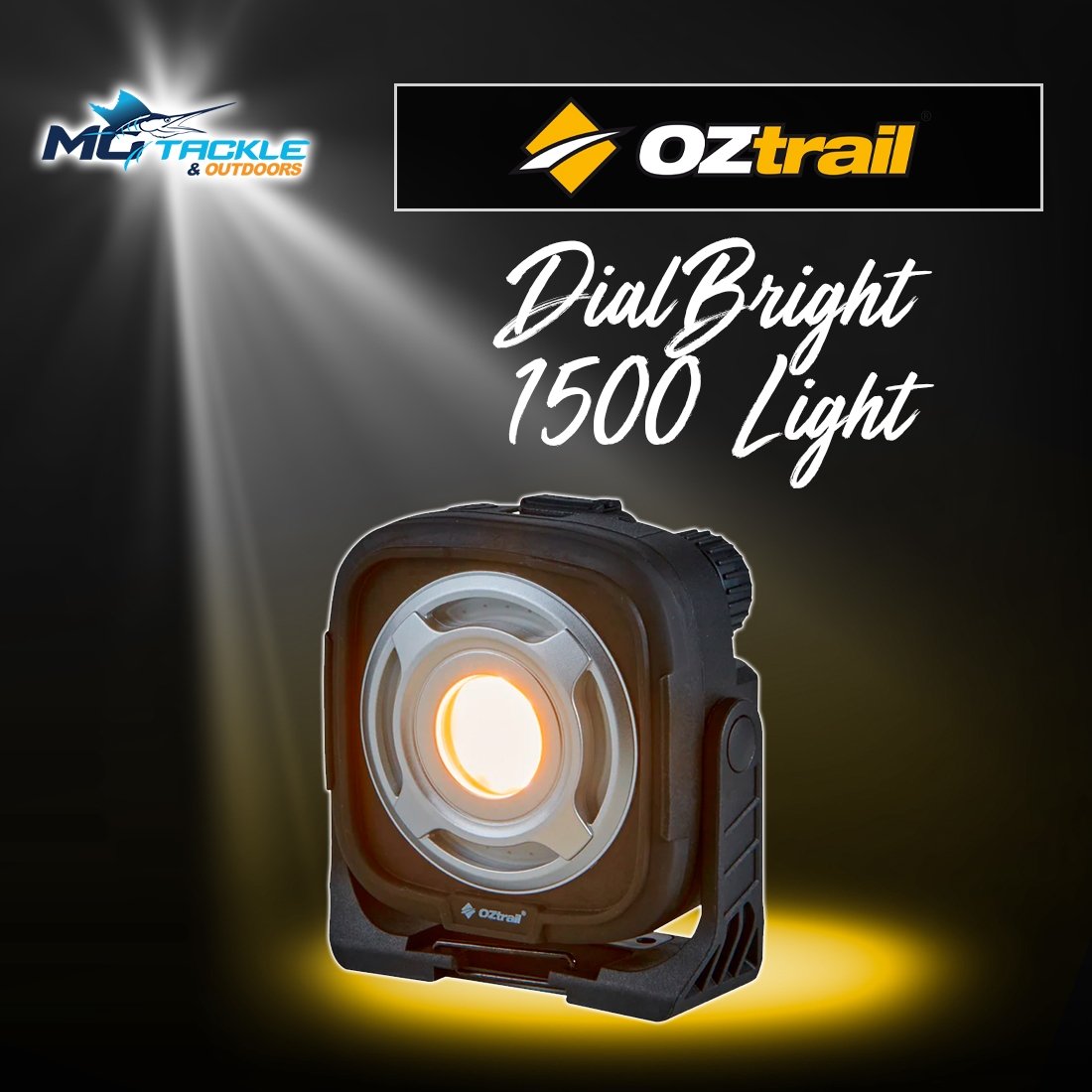 New - OZTRAIL LUMOS DIALBRIGHT 1500 LIGHT