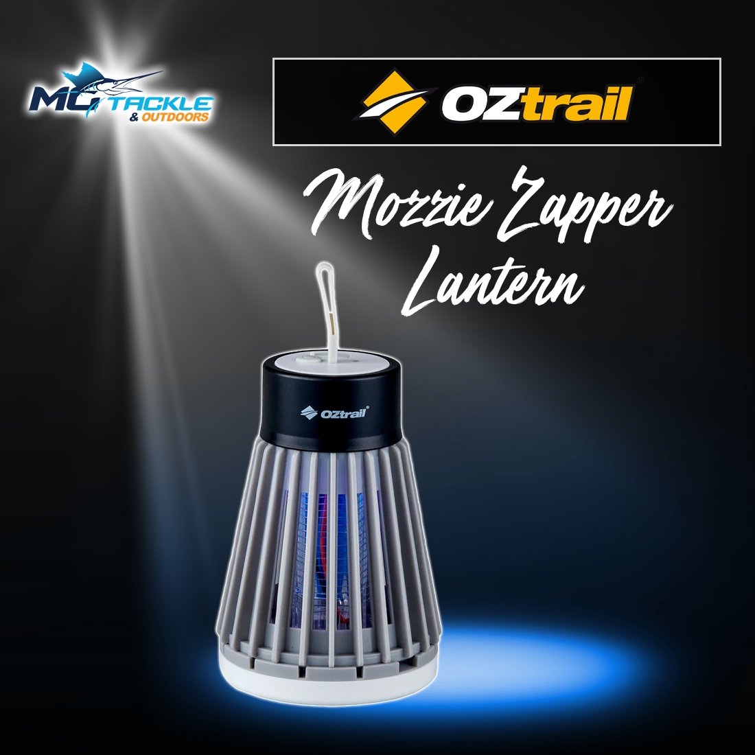 New - OZTRAIL LUMOS MOZZIE ZAPPER LITE LANTERN