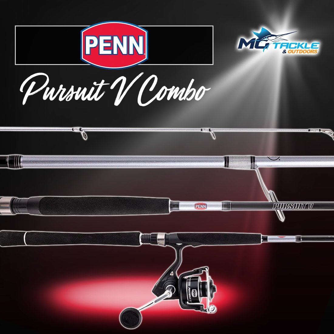 New - PENN PURSUIT V SPIN COMBO