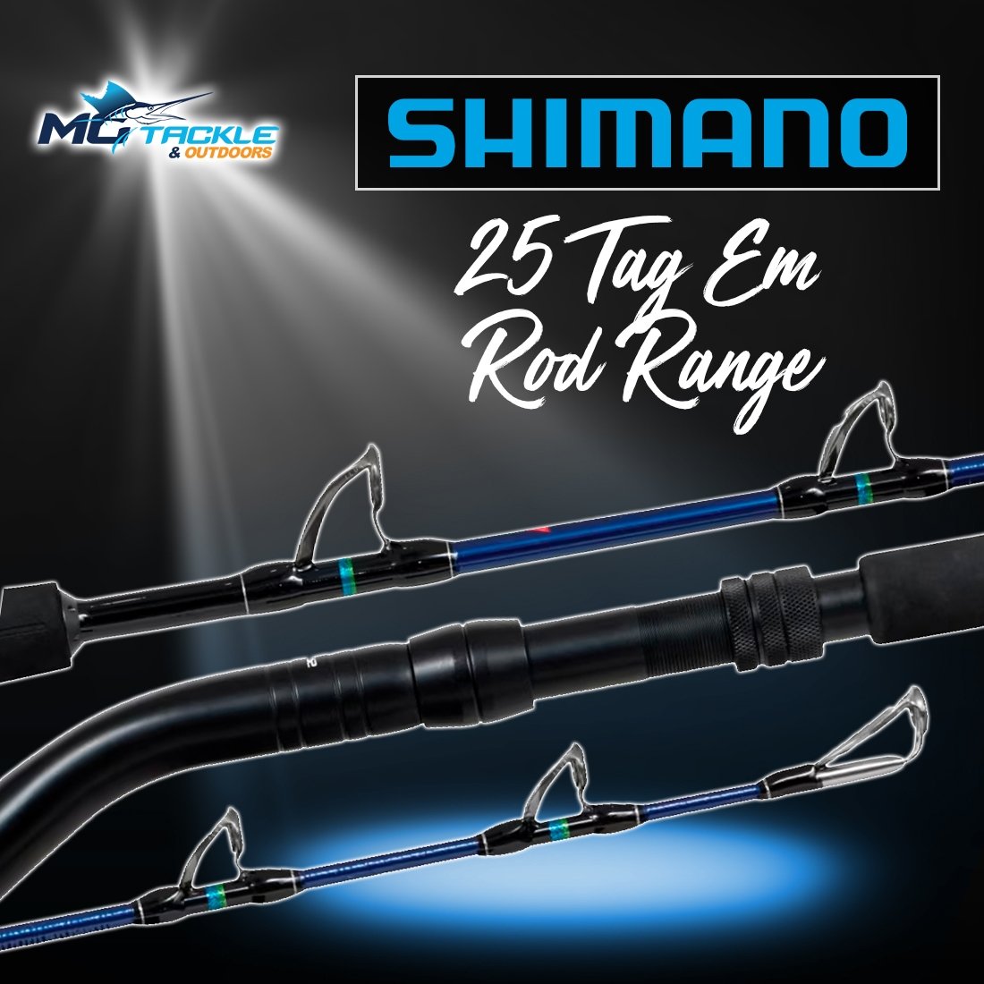 New - SHIMANO 25 TAG-EM ROD