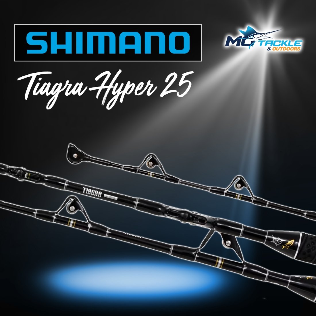New - SHIMANO 25 TIAGRA HYPER GAME ROD
