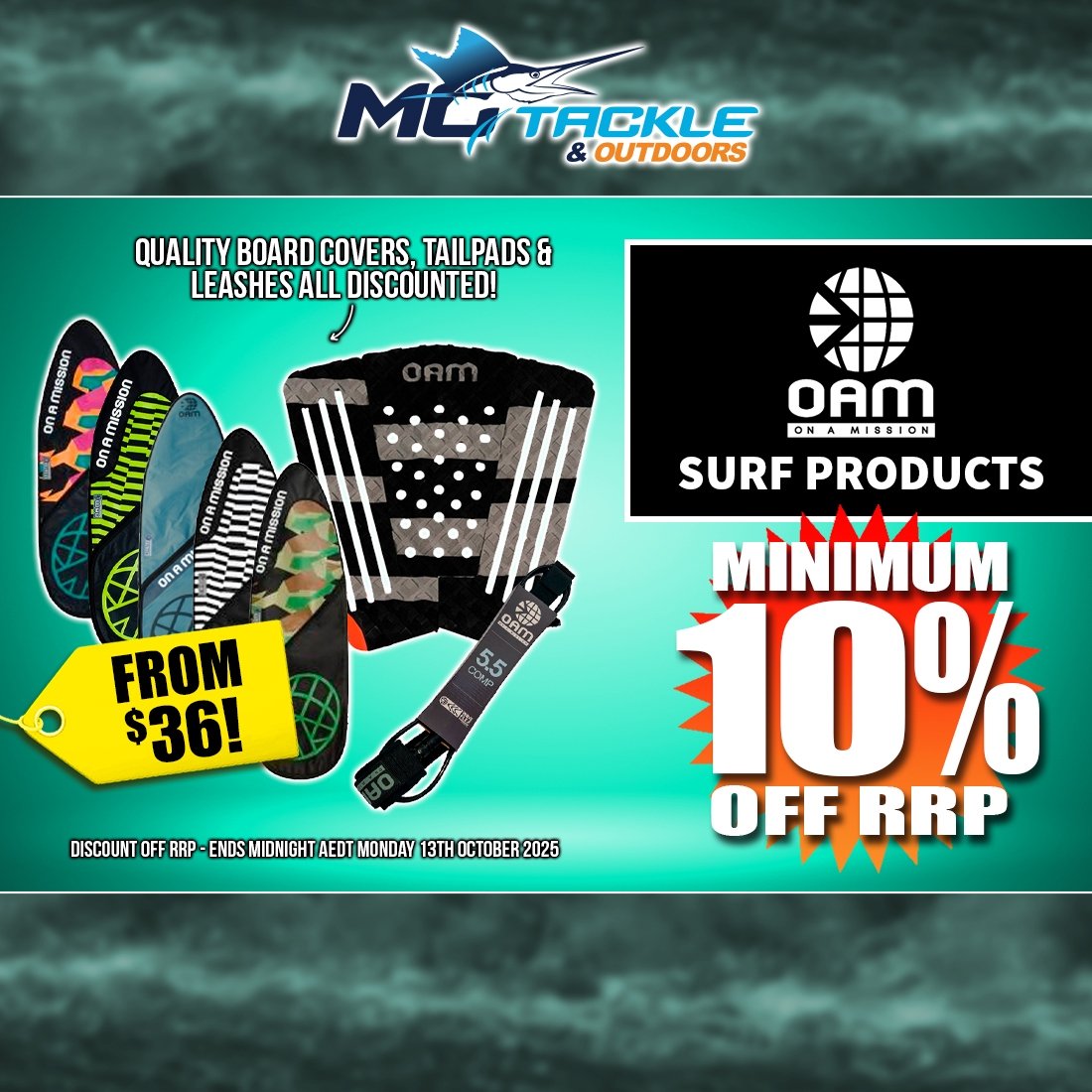 10% off On A Mission Surf Products