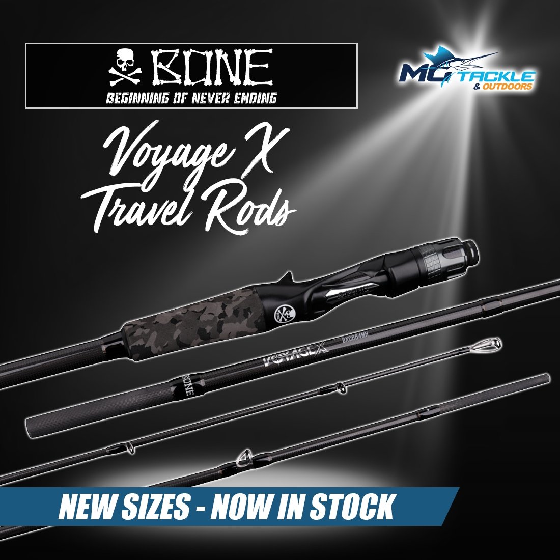 New Size - BONE VOYAGE-X TRAVEL ROD