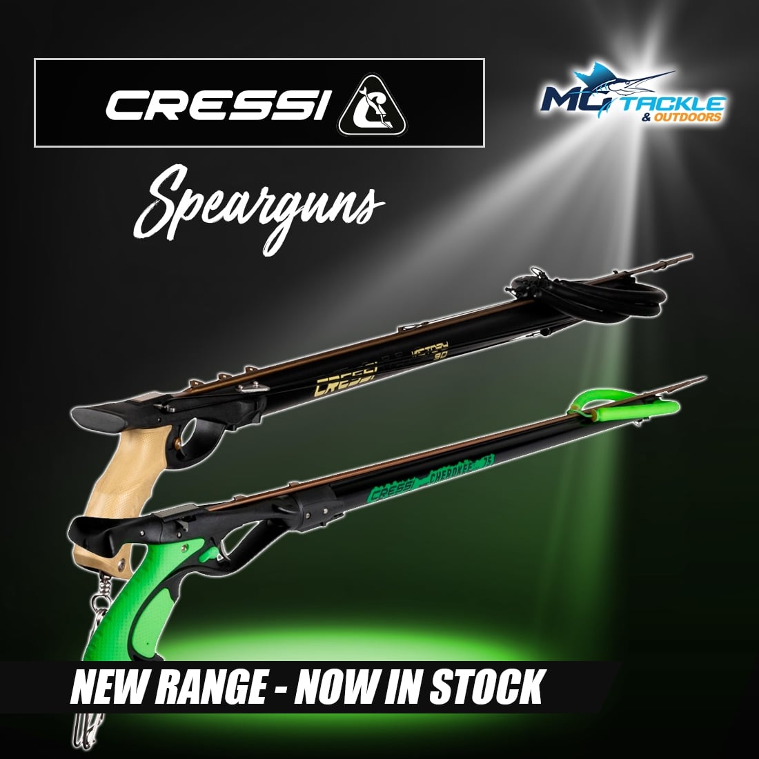 NEW - Cressi Speargun Range