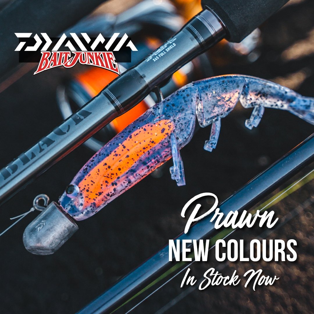 New Colours - DAIWA BAIT JUNKIE PRAWN LURE