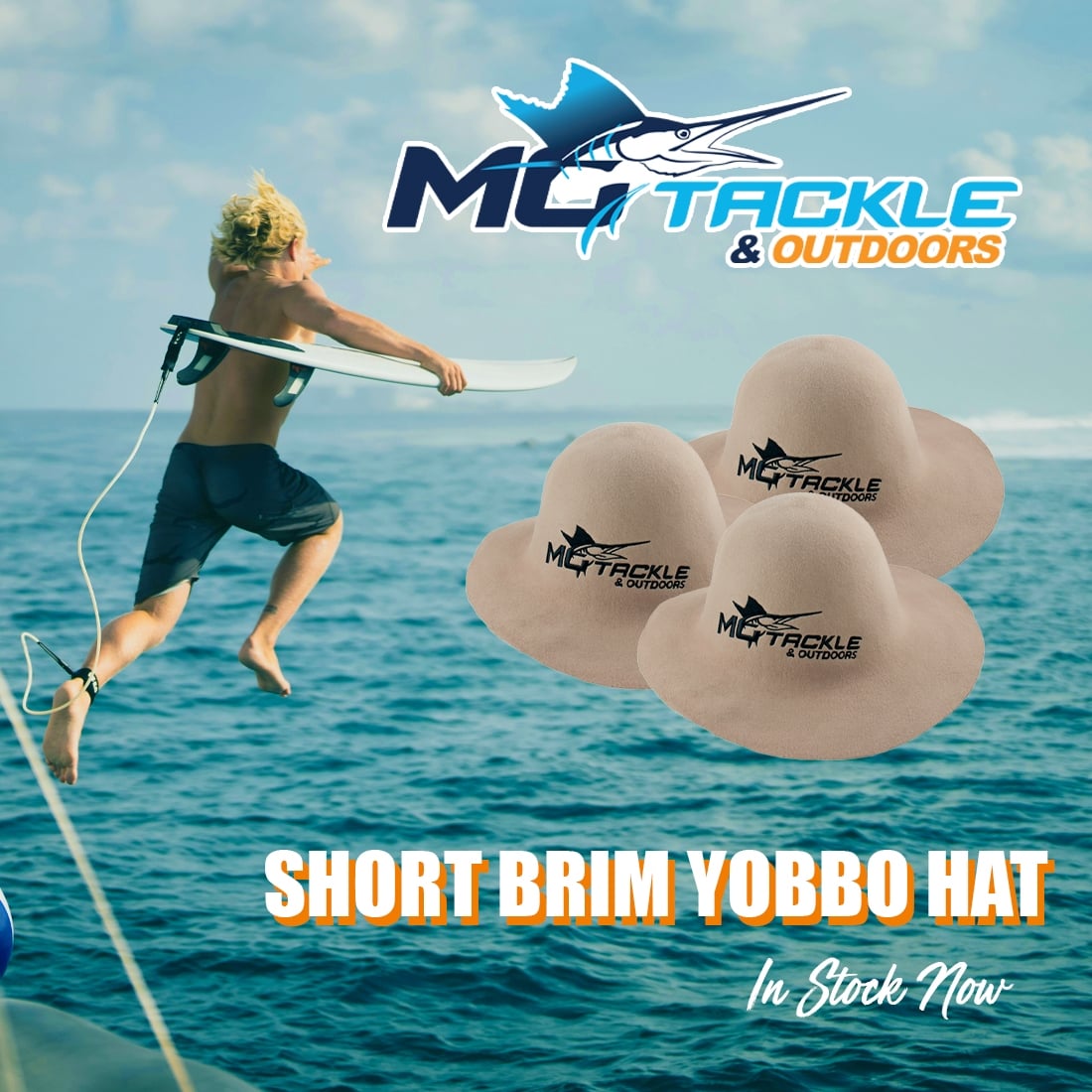 New - MOTACKLE SHORT-BRIM YOBBO HAT