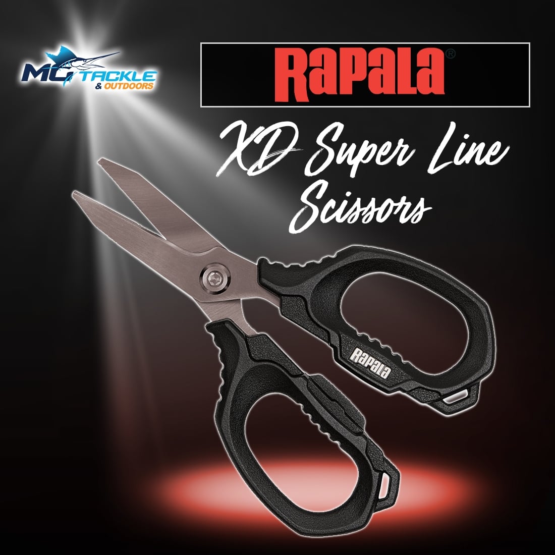 New - RAPALA XD SUPER LINE SCISSORS