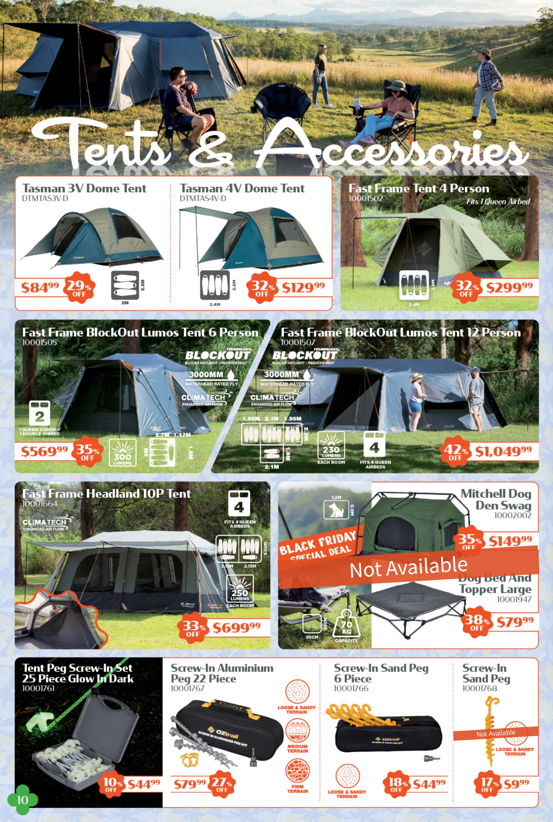 Gear Up & Get Out There - Tents & Accessories