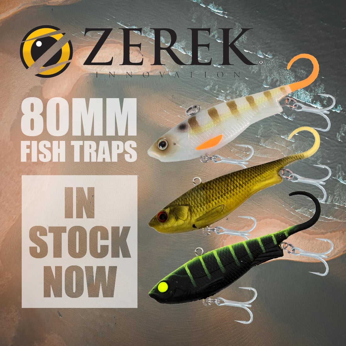 New - ZEREK FISH TRAP 80MM LURE