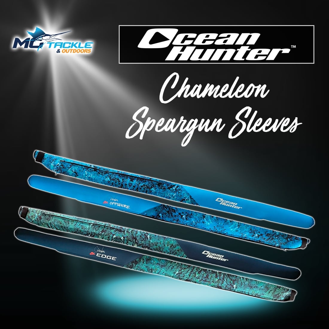 New - OCEAN HUNTER CHAMELEON SPEARGUN SLEEVE