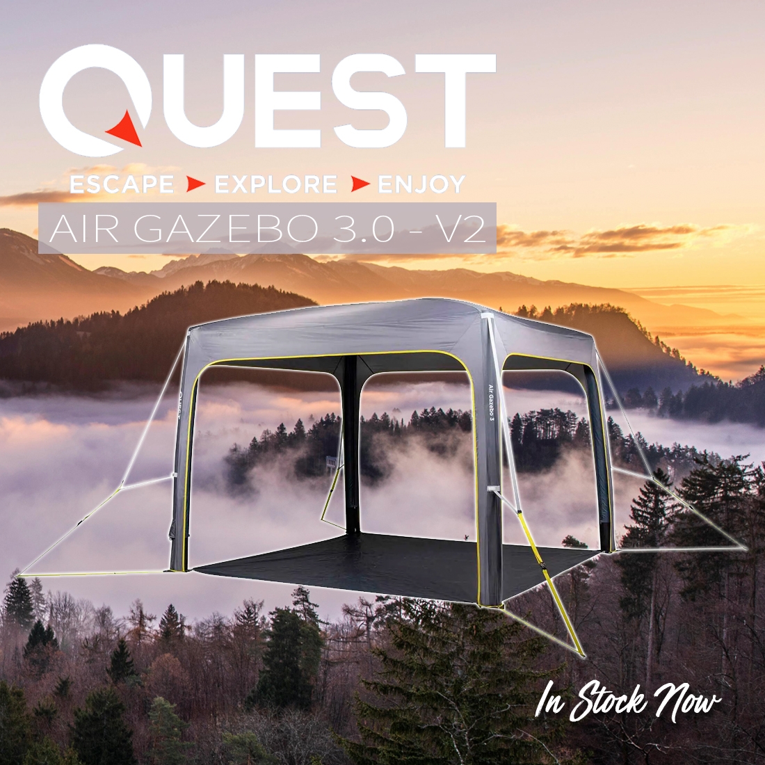 New - QUEST AIR GAZEBO 3.0 - V2