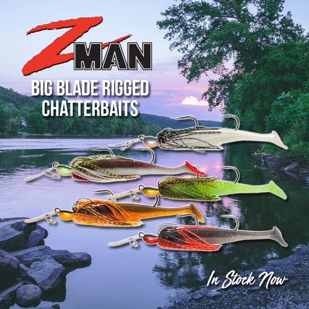 New - Z-MAN BIG BLADE RIGGED CHATTERBAIT