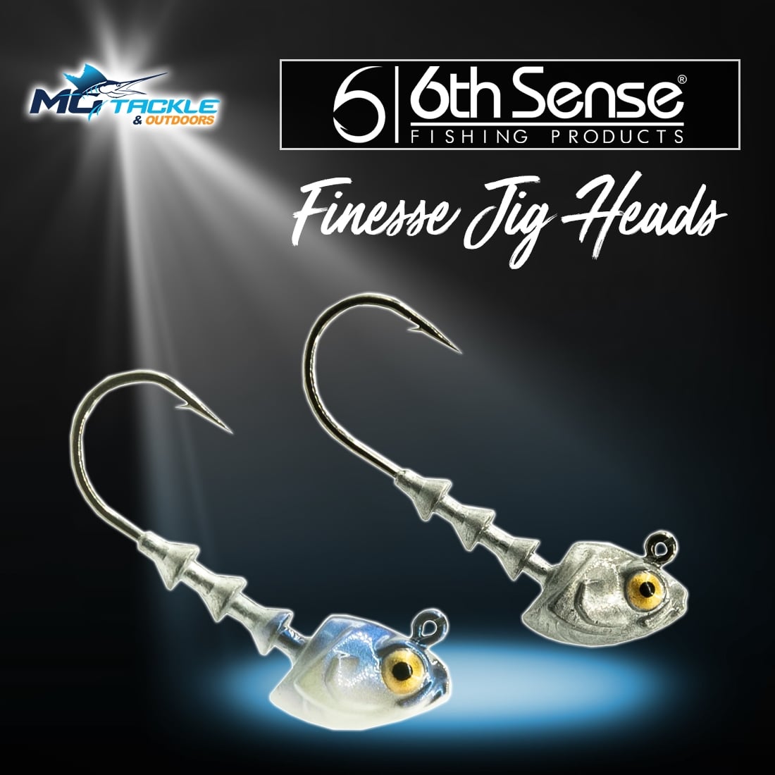 New - 6TH SENSE FINESSE JIG HEAD