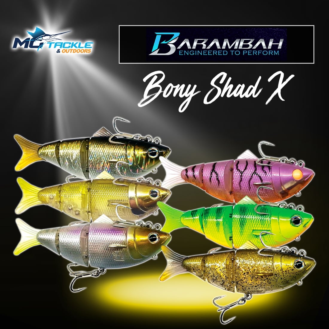 New - BARAMBAH LURES BONY SHAD X LURE