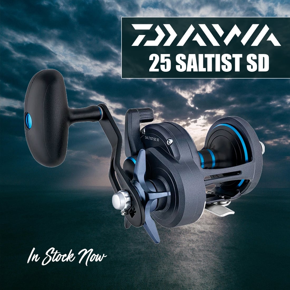 New - DAIWA 25 SALTIST SD OVERHEAD REEL