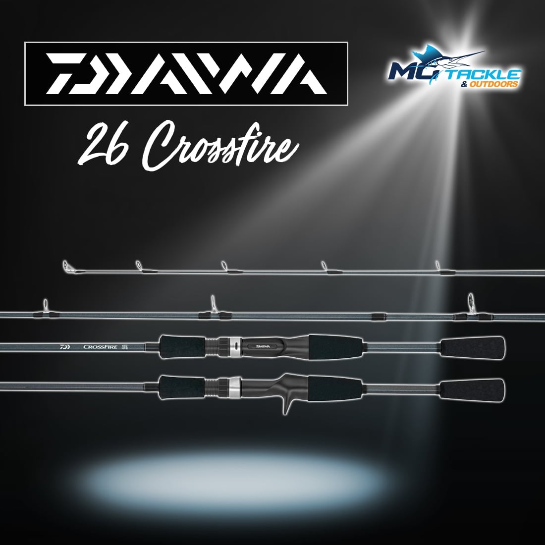 New - DAIWA 26 CROSSFIRE ROD