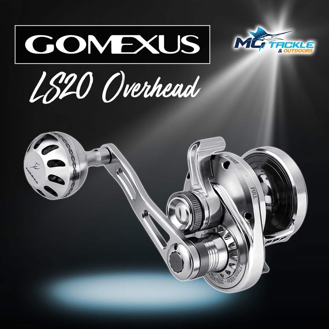 New - GOMEXUS LS20 OVERHEAD JIGGING REEL