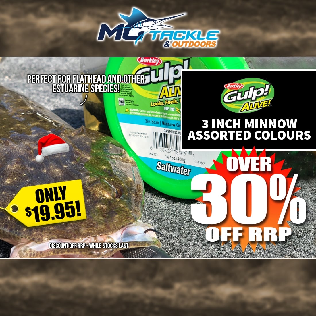 BERKLEY GULP ALIVE TUB - MINNOW - ASSORTED COLOURS only $19.95