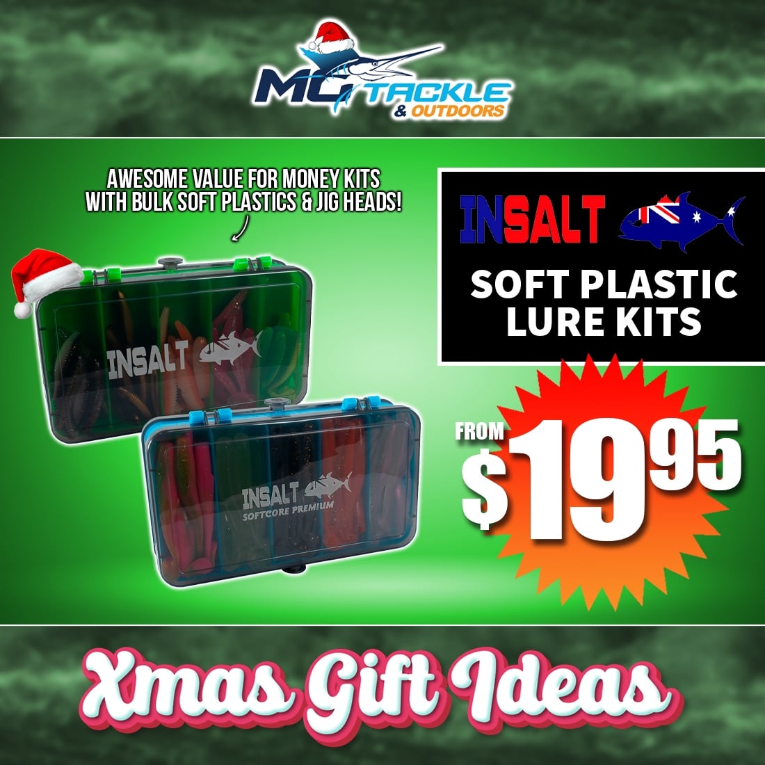 Insalt Soft Plastic Lure Kits