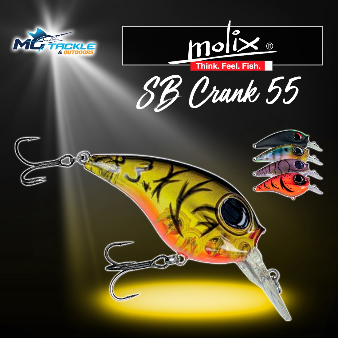 New - MOLIX SB CRANK 55 LURE