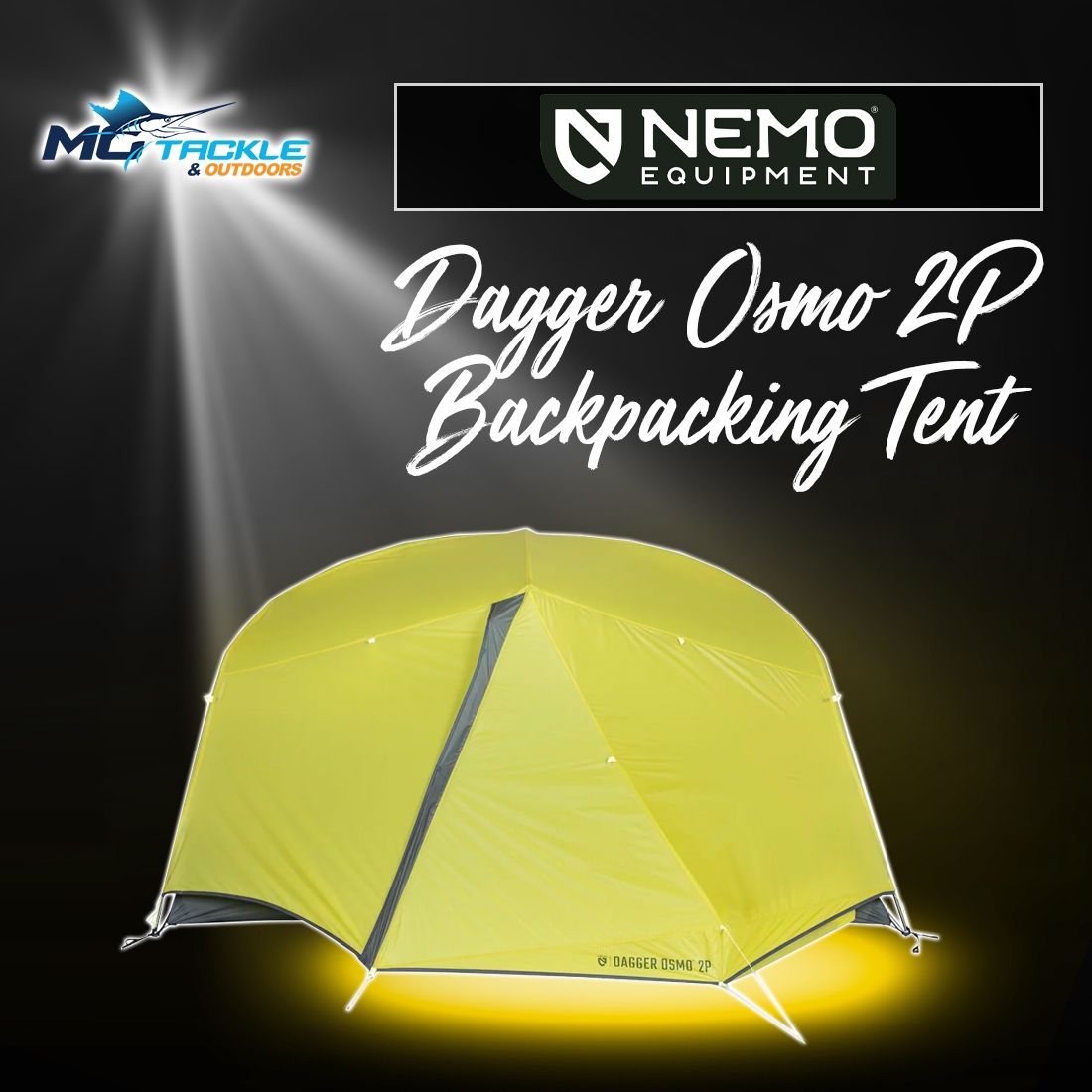 New - NEMO DAGGER OSMO 2P BACKPACKING TENT