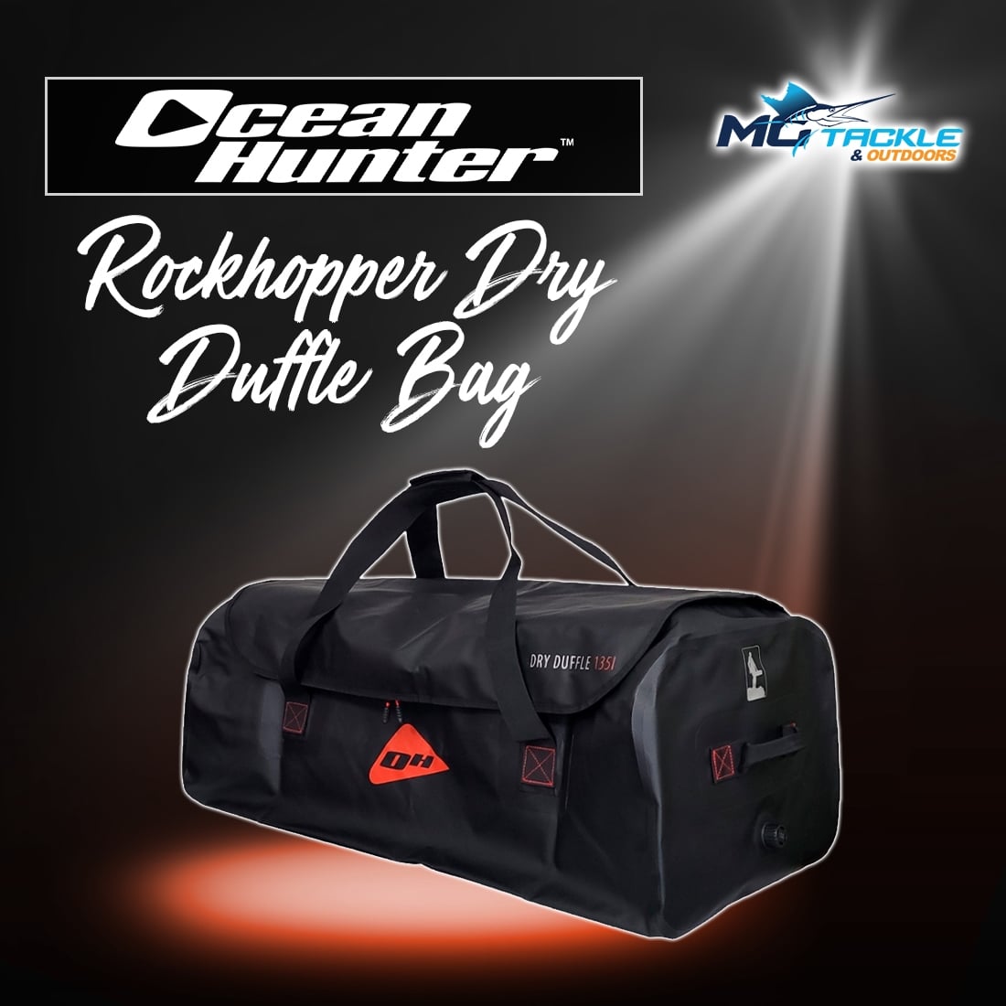 New - OCEAN HUNTER ROCKHOPPER DRY DUFFLE BAG