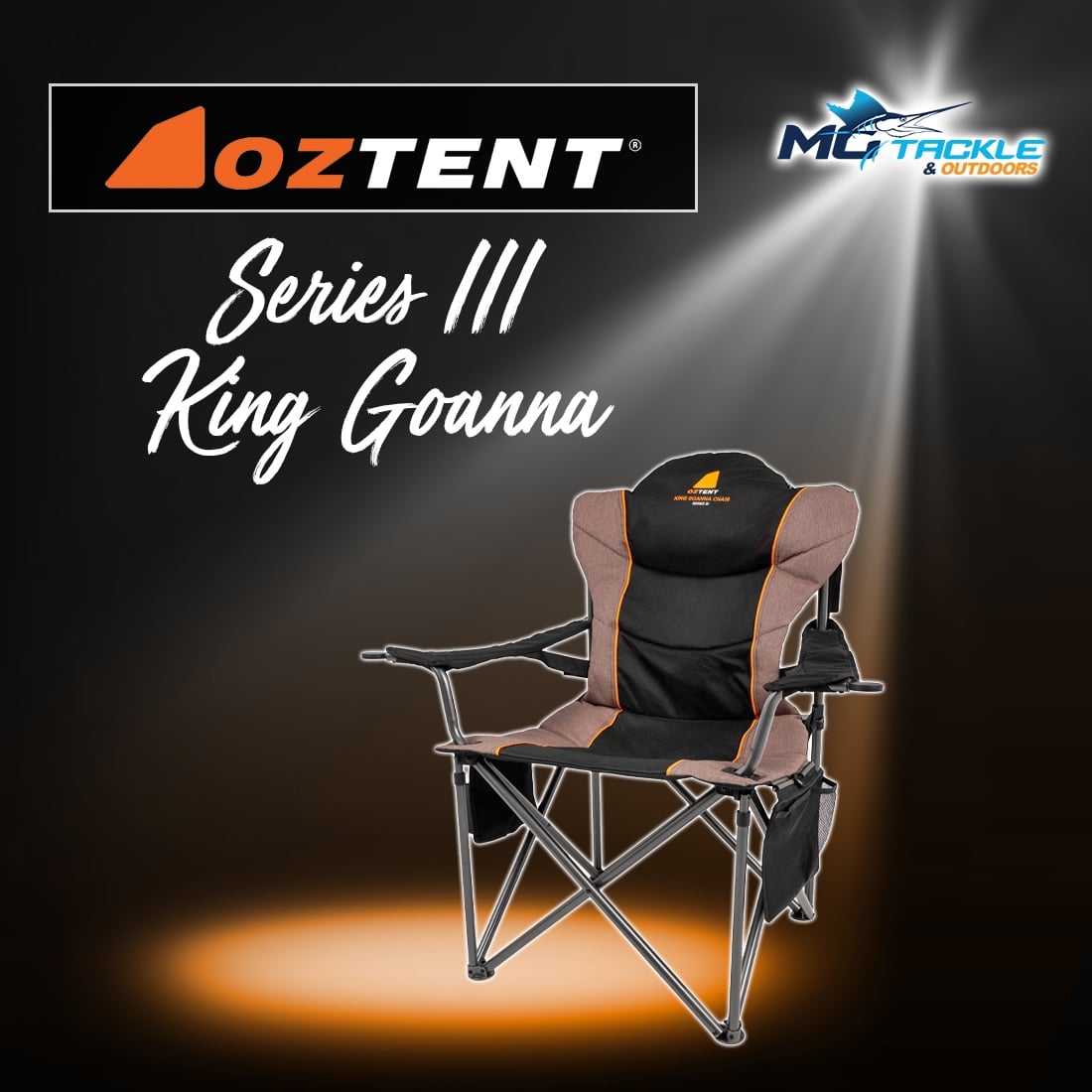 New - OZTENT SERIES III KING GOANNA CHAIR
