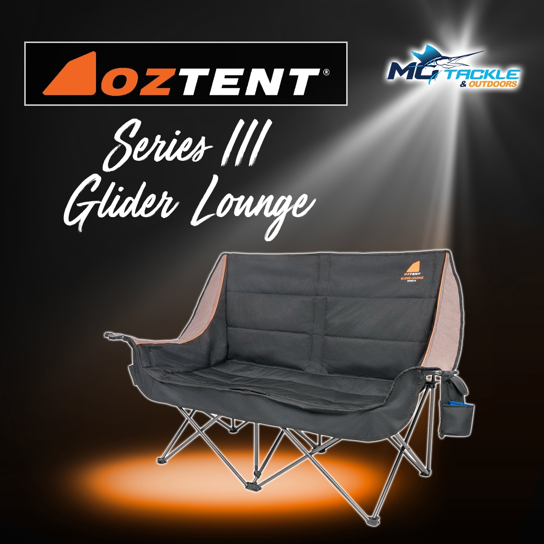 New - OZTENT SERIES III GLIDER LOUNGE