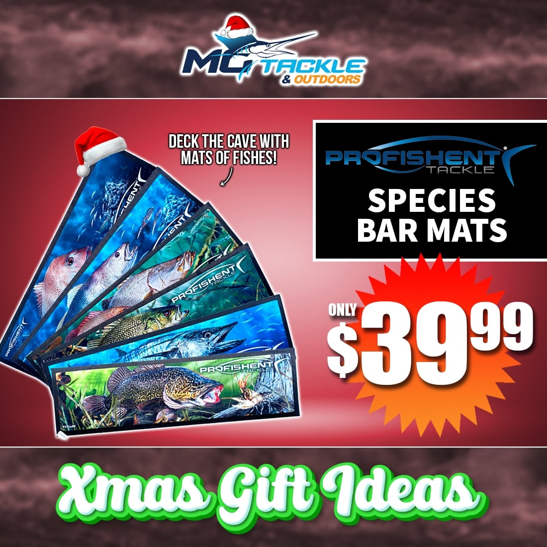 PROFISHENT BAR MAT only $39.99