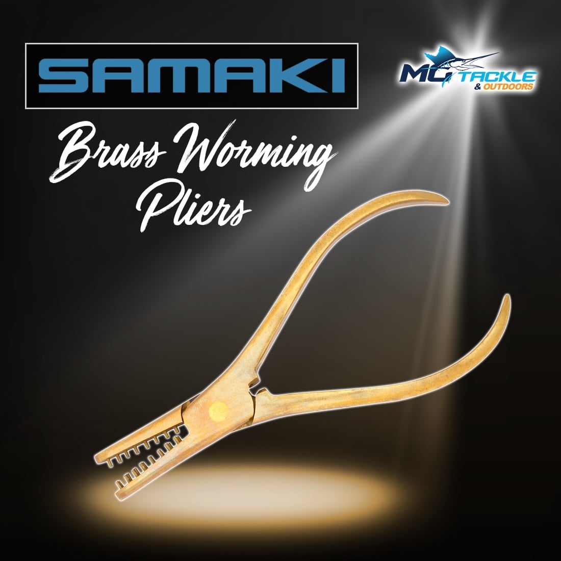 New - SAMAKI BRASS WORMING PLIERS