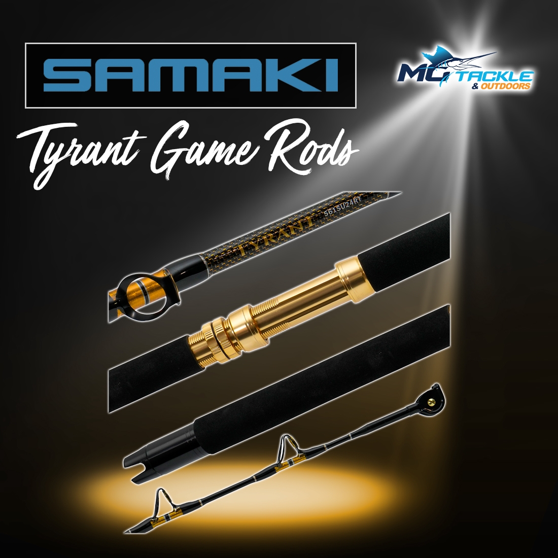 New - SAMAKI TYRANT GAME ROD