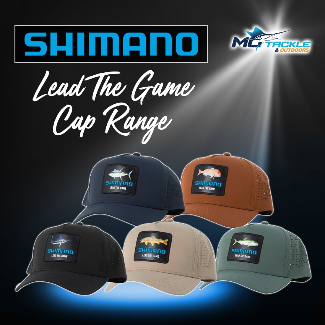 New - SHIMANO LEAD THE GAME TRUCKER CAP