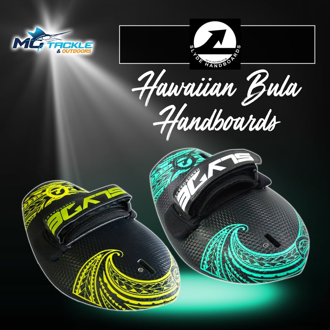 New - SLYDE HAWAIIAN BULA HANDBOARD