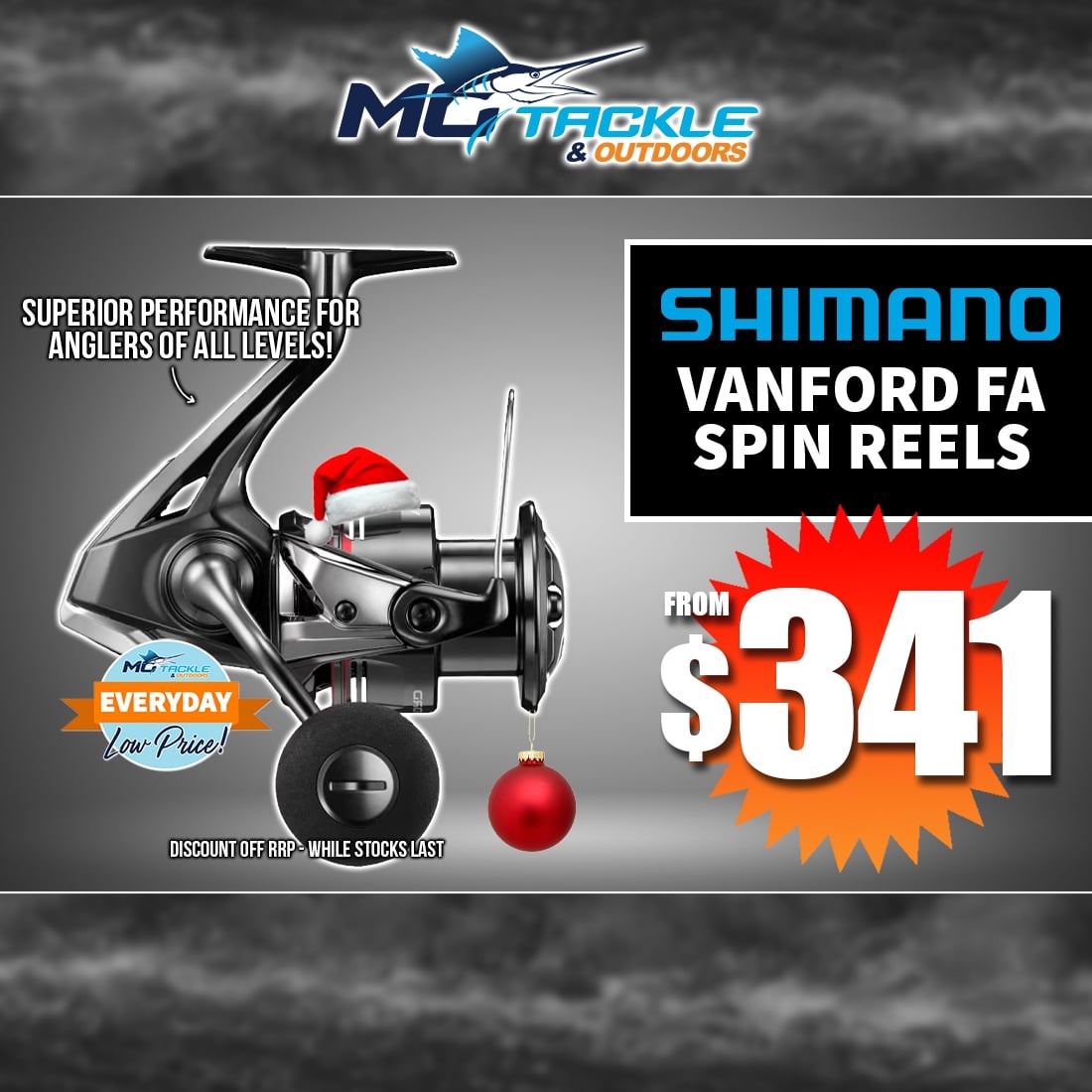 SHIMANO VANFORD FA SPIN REEL from $341