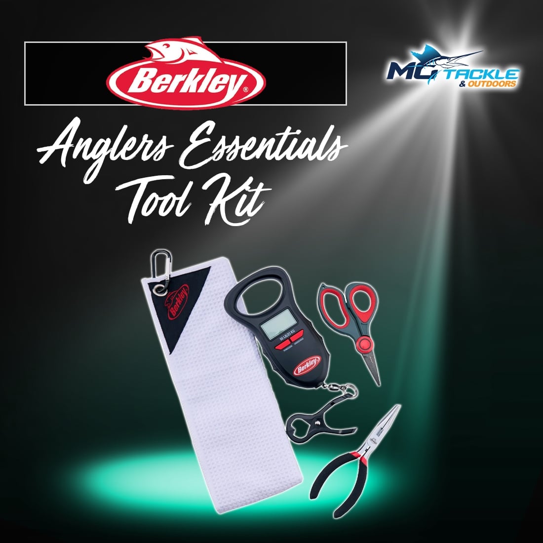New - BERKLEY ANGLER ESSENTIALS TOOL KIT