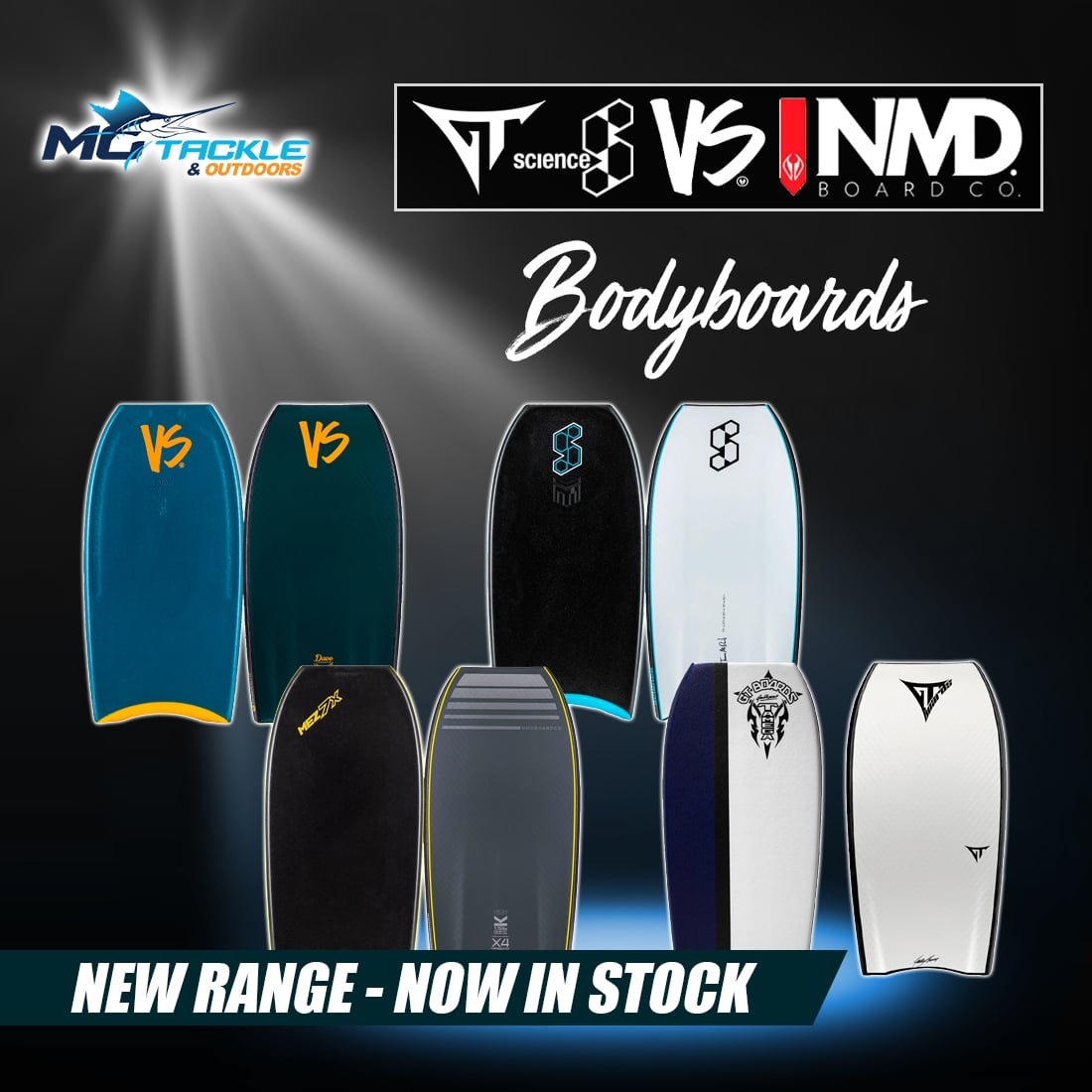 New - Bodyboard Range