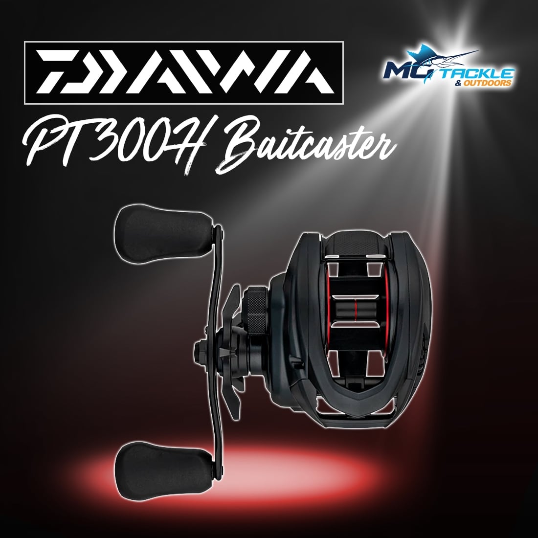 New - DAIWA PT300H BAITCAST REEL