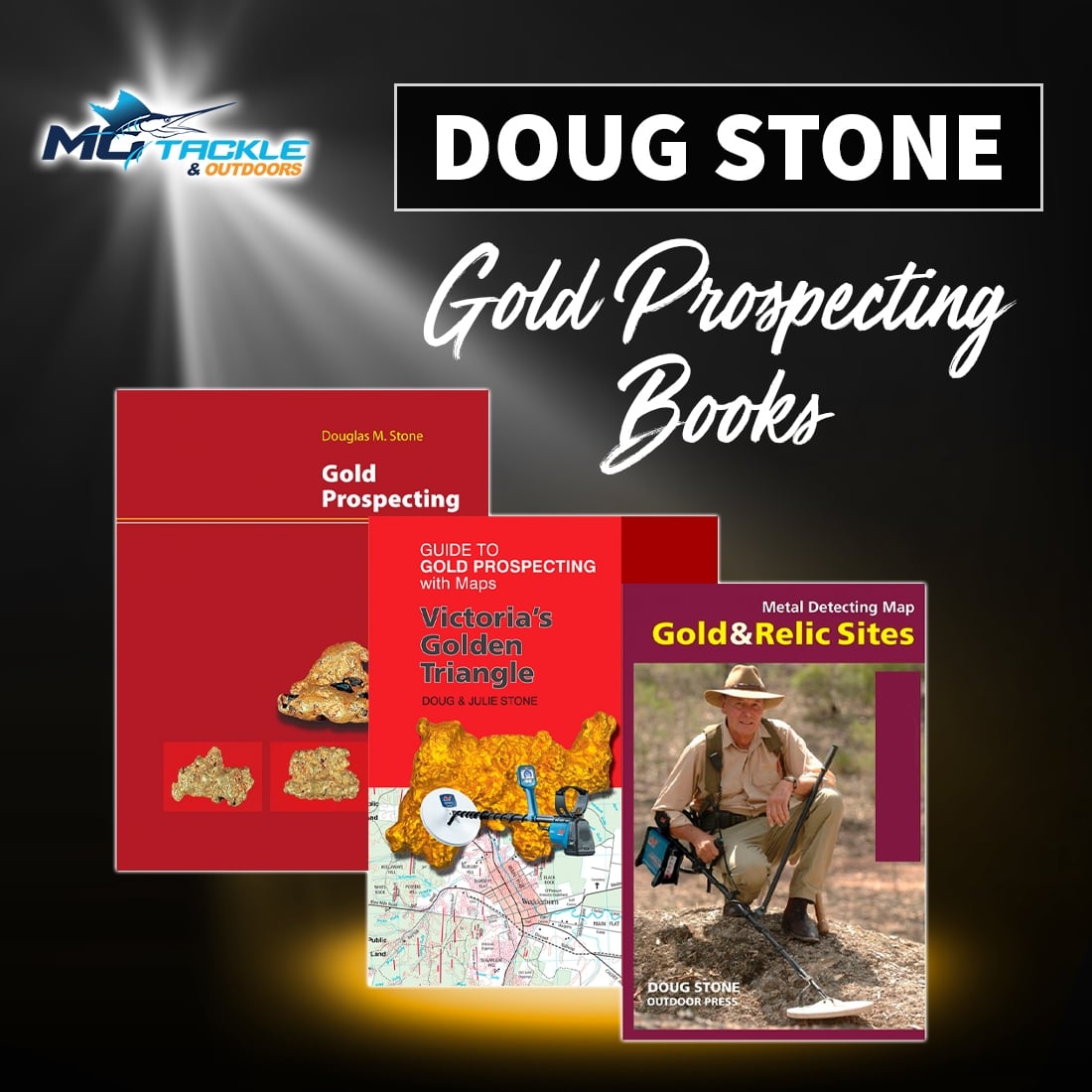 New - Doug Stone Gold Prospecting Books