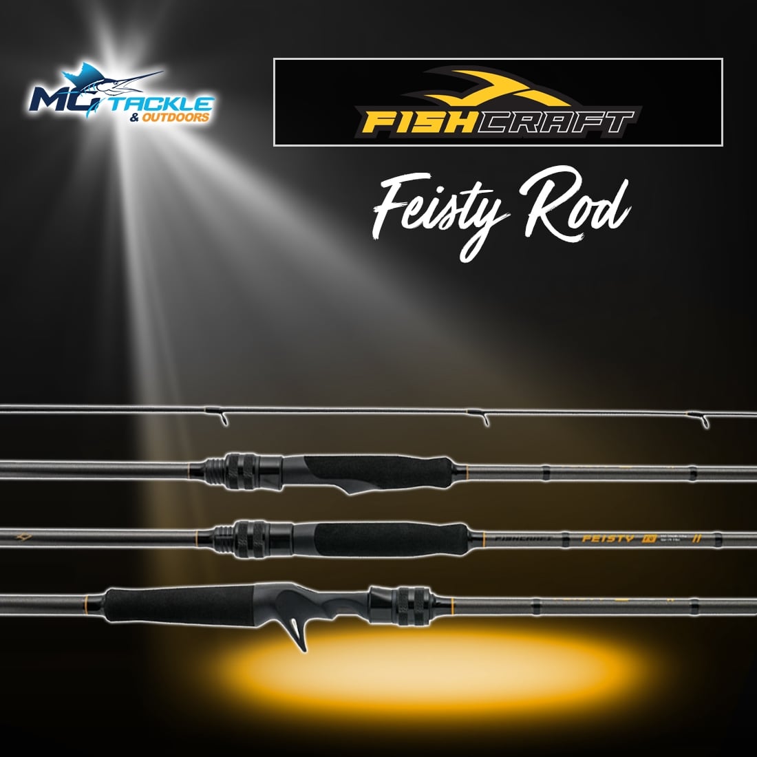 New - FISH CRAFT FEISTY ROD