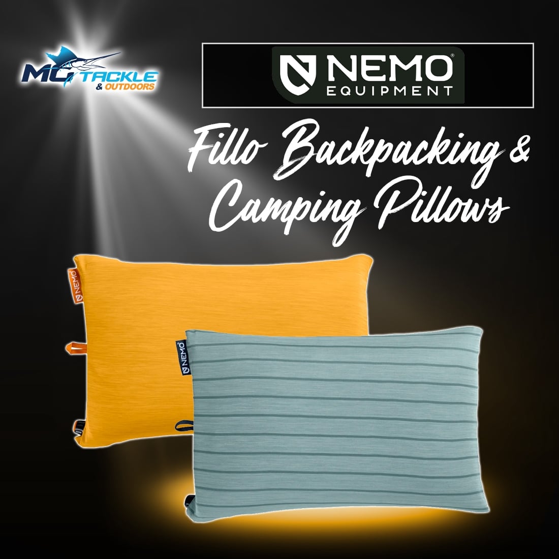 New - NEMO FILLO BACKPACKING & CAMPING PILLOW