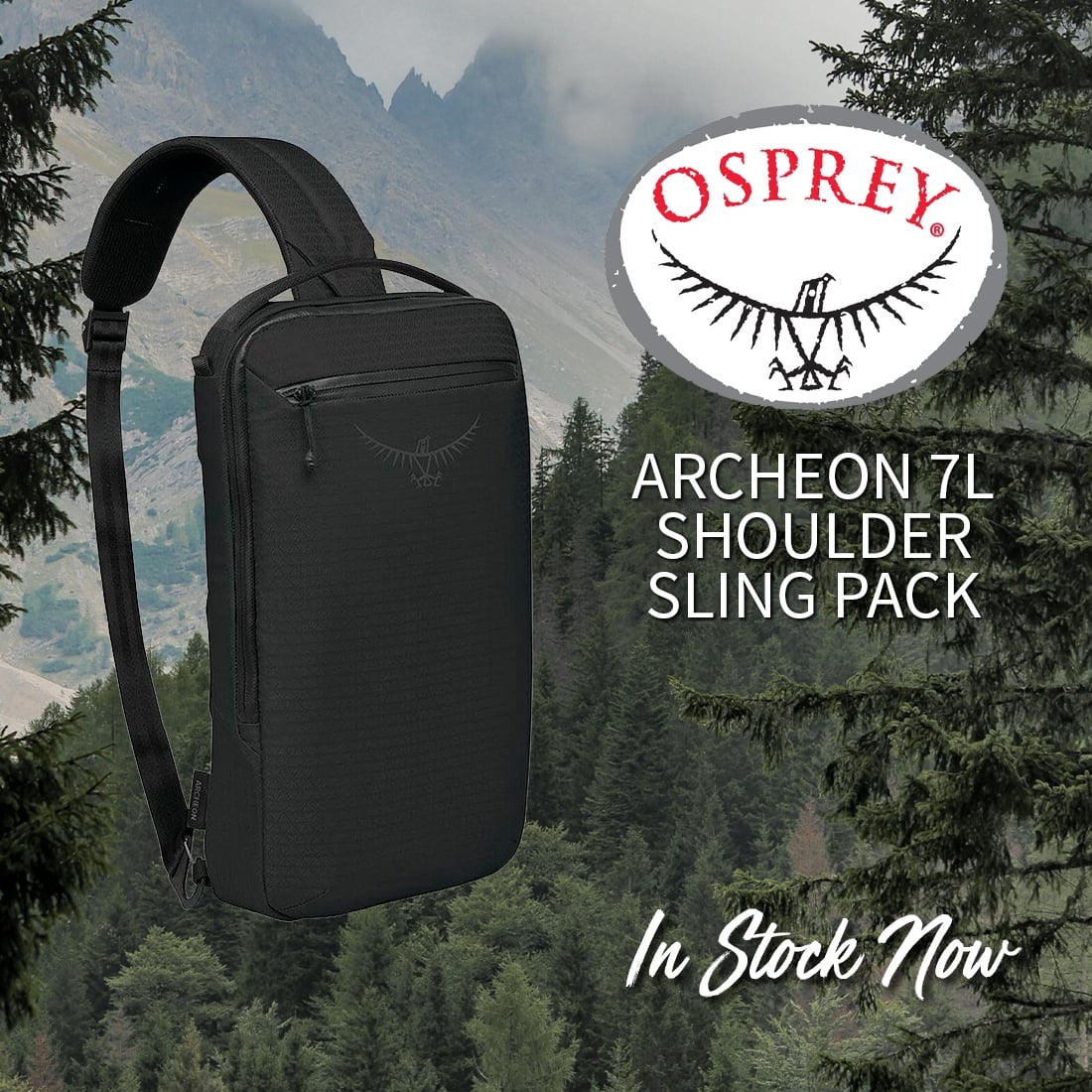 New - OSPREY ARCHEON 7L SHOULDER SLING PACK