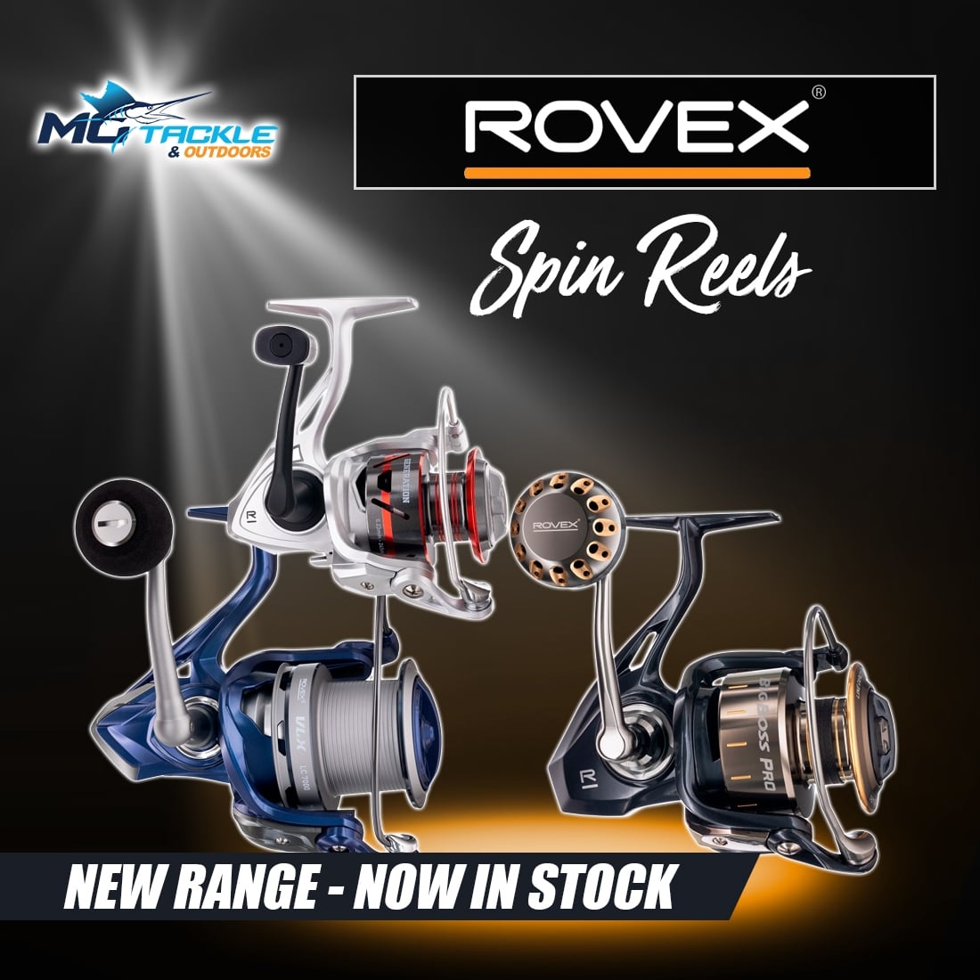 New - Rovex Reel Range