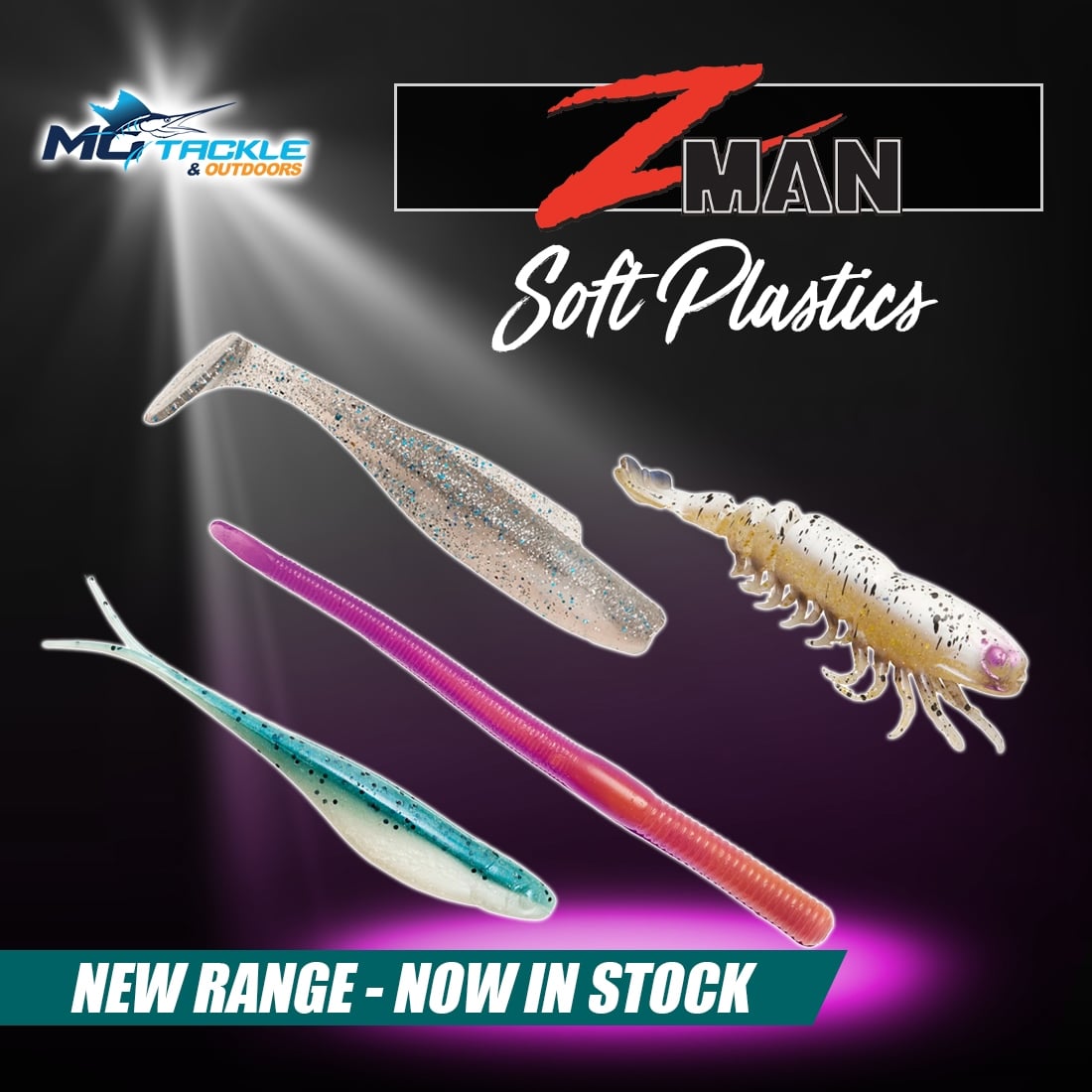 New - ZMan Soft Plastics