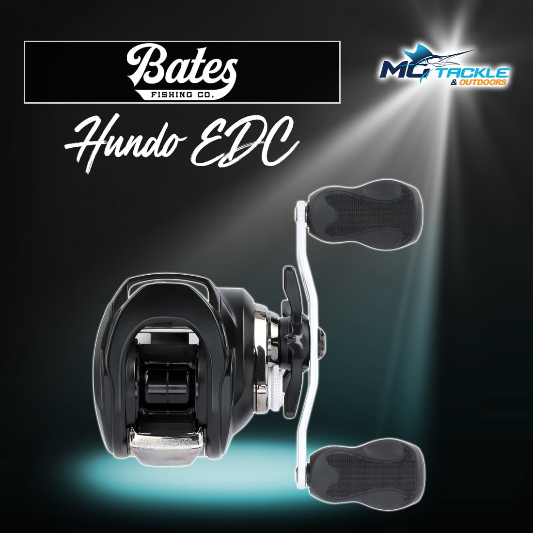 New - Bates Hundo EDC Baitcast Reel